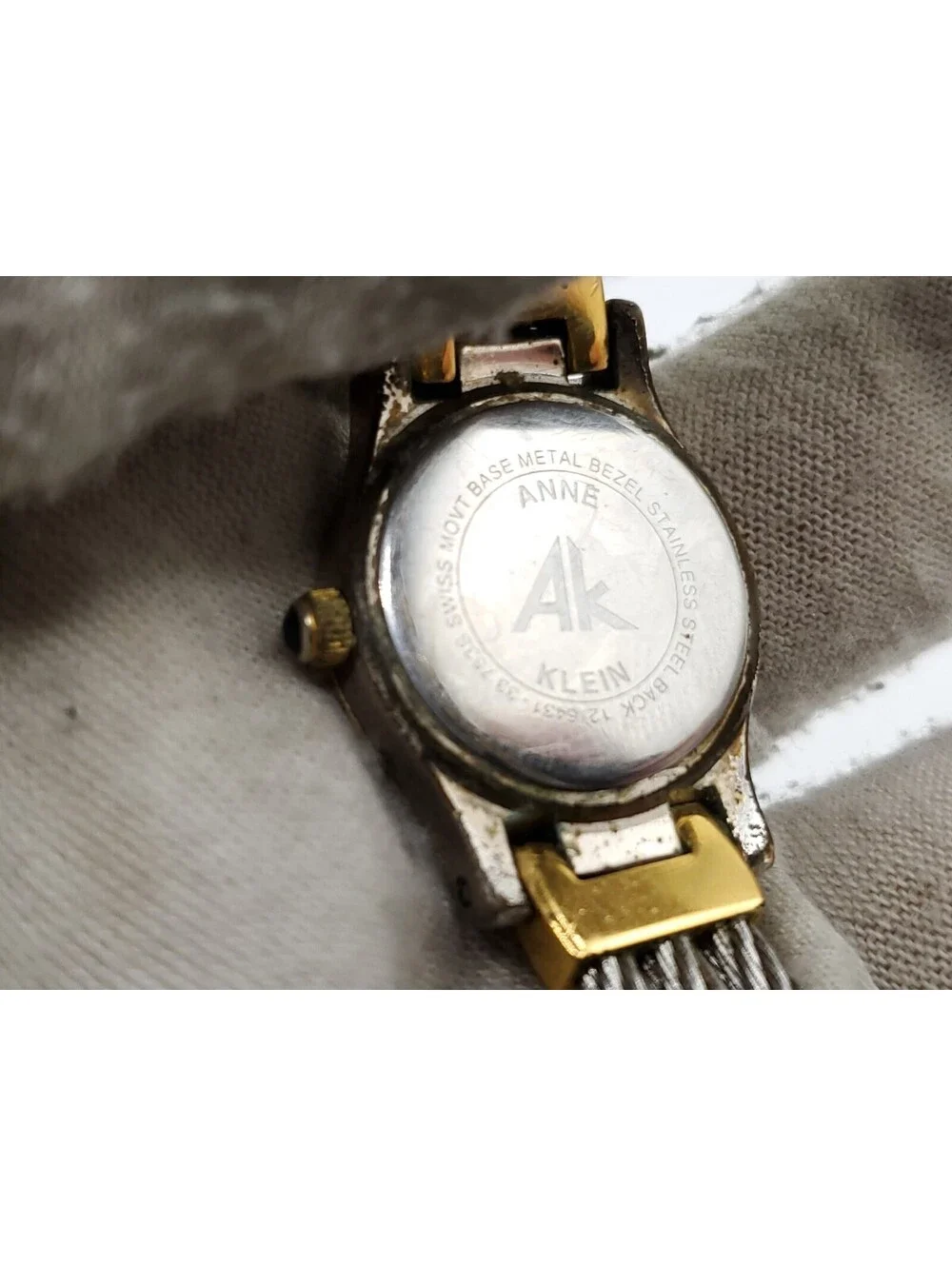 Anne Klein Quartz Watch Women New Battery Two-Tone 22mm